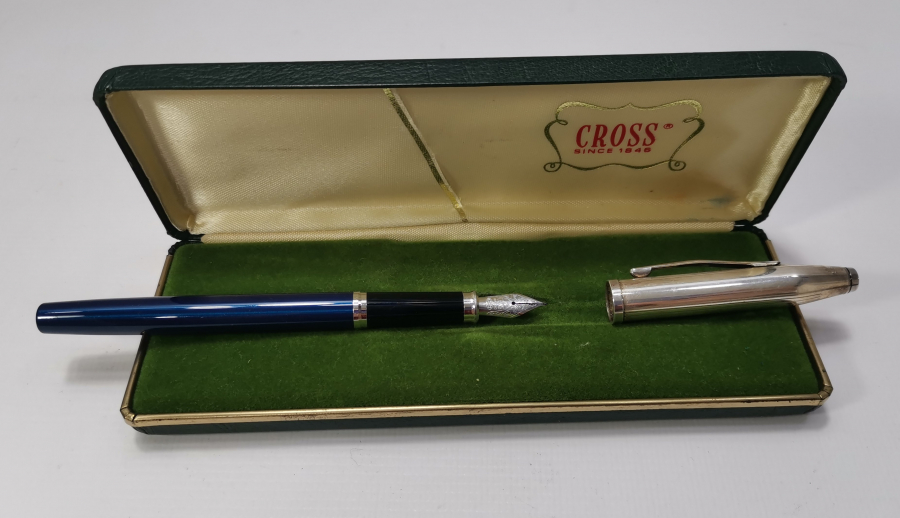 CROSS MARKA 18 AYAR ALTIN UÇLU ORJİNAL KUTUSUNDA DOLMA KALEM