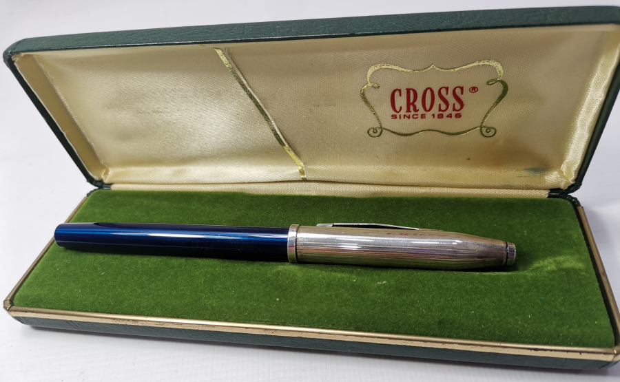 CROSS MARKA 18 AYAR ALTIN UÇLU ORJİNAL KUTUSUNDA DOLMA KALEM