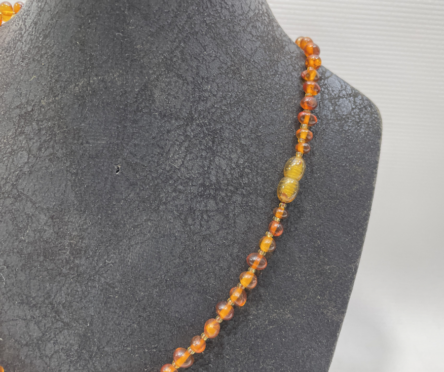 DAMLA KEHRİBAR KOLYE