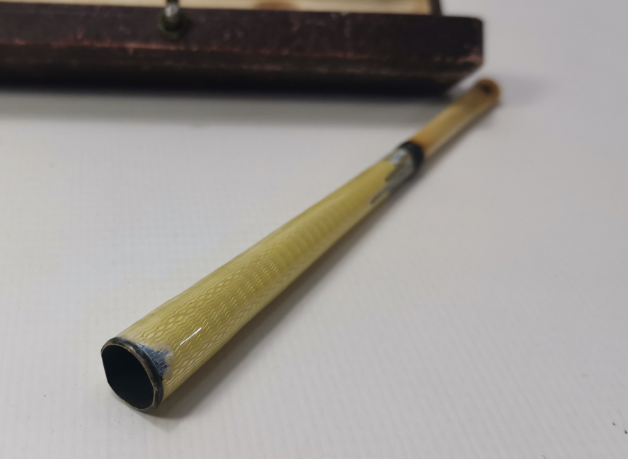 OSMANLI DÖNEMİ GÜMÜŞ ÜZERİ MİNELİ AĞIZLIK