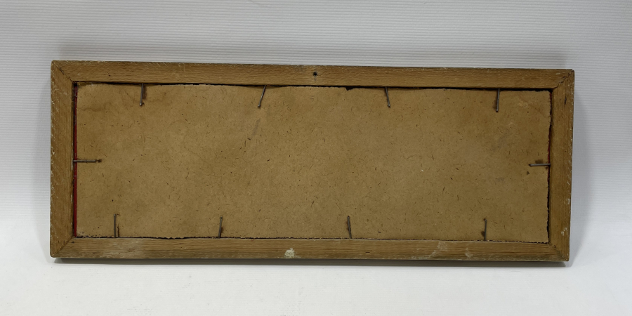 OSMANLI DÖNEMİ ORJİNAL ÇERÇEVESİNDE CAM ALTI DÜKKAN LEVHASI