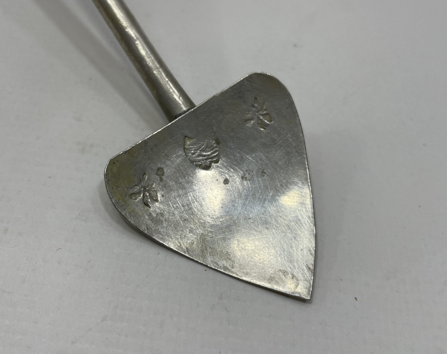 OSMANLI DÖNEMİ ÜZERİ OSMANLICA DAMGALI ÇOK NADİR DONDURMA KAŞIĞI