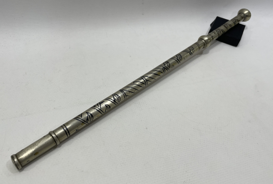 ÜZERİ SAVATLI OSMANLI DÖNEMİ ÇERKES İŞİ AT KAMÇISI SAPI