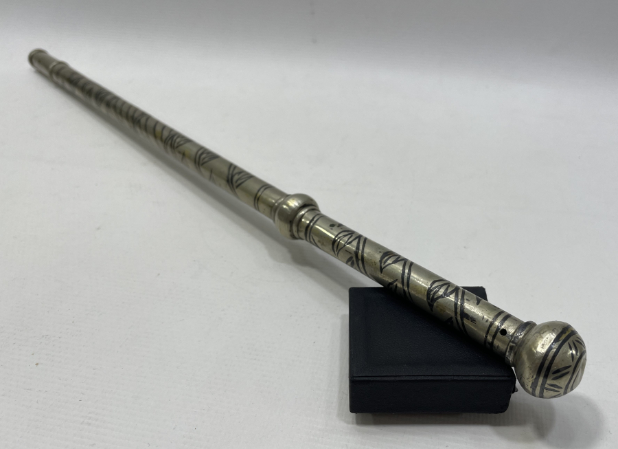 ÜZERİ SAVATLI OSMANLI DÖNEMİ ÇERKES İŞİ AT KAMÇISI SAPI