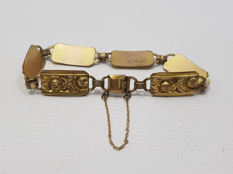 ART NOUVEAU ALTIN KAPLAMA BİLEKLİK