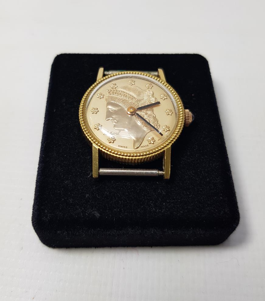 ARTINAL SWISS MADE MARKA LIBERTY DOLLAR GÖRSELLİ BAYAN KOL SAATİ