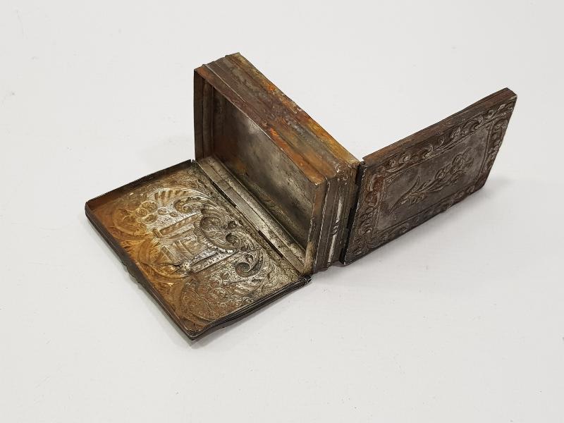 OSMANLI DÖNEMİ PUDRİYERLİ GÜMÜŞ ENFİYE KUTUSU