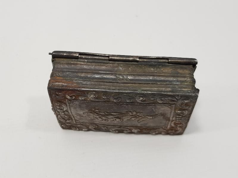 OSMANLI DÖNEMİ PUDRİYERLİ GÜMÜŞ ENFİYE KUTUSU