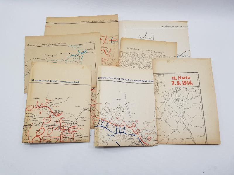 1930-1940'LARDAN ASKERİ HARİTA LOTU