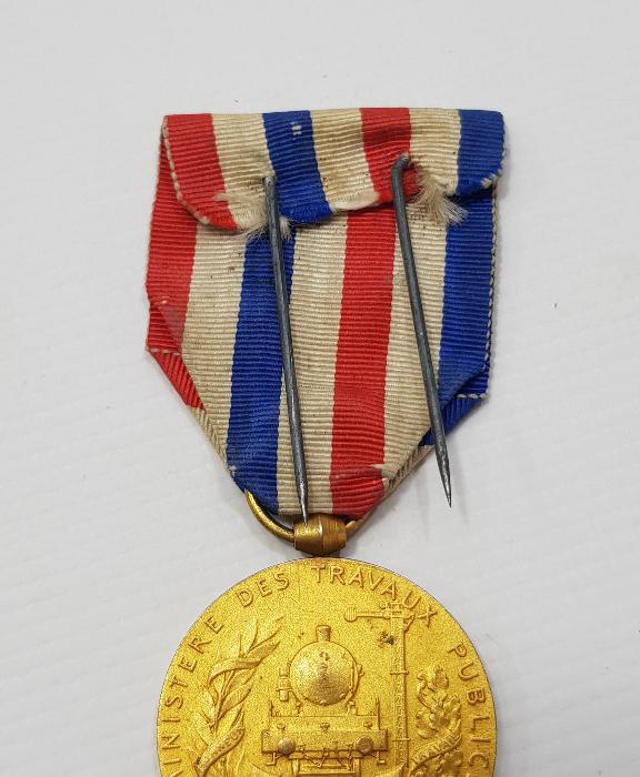 1939 FRANSA DEMİRYOLLARI MADALYASI 