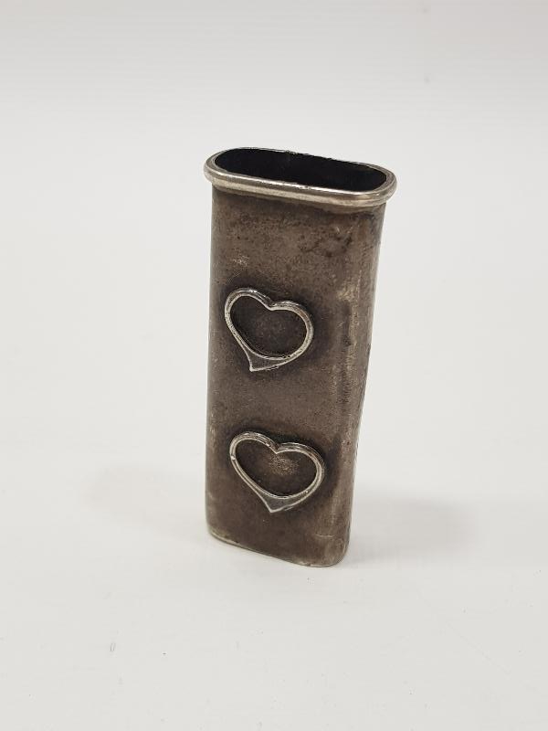 ANTİKA GÜMÜŞ ÇAKMAK KABI