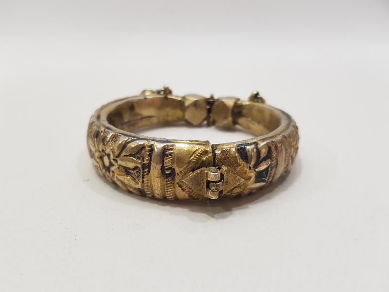 ANTİKA TÜRKMEN İŞİ GÜMÜŞ BİLEZİK