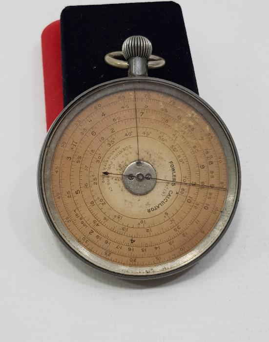 FARKLI FORMDA ANTİKA HESAP MAKİNESİ - FOWLER's CALCULATOR