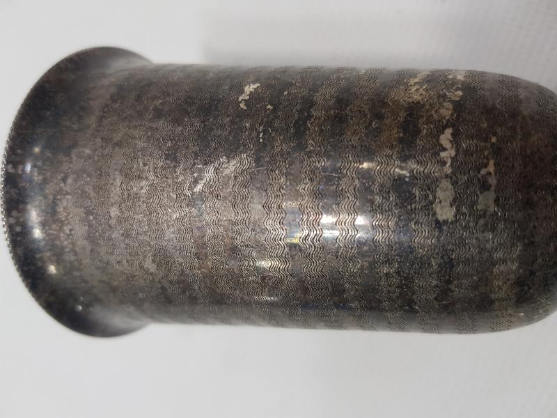 OSMANLI DÖNEMİ AZNAVUR İŞÇİLİKLİ GÜMÜŞ KAPLAMA KADEH