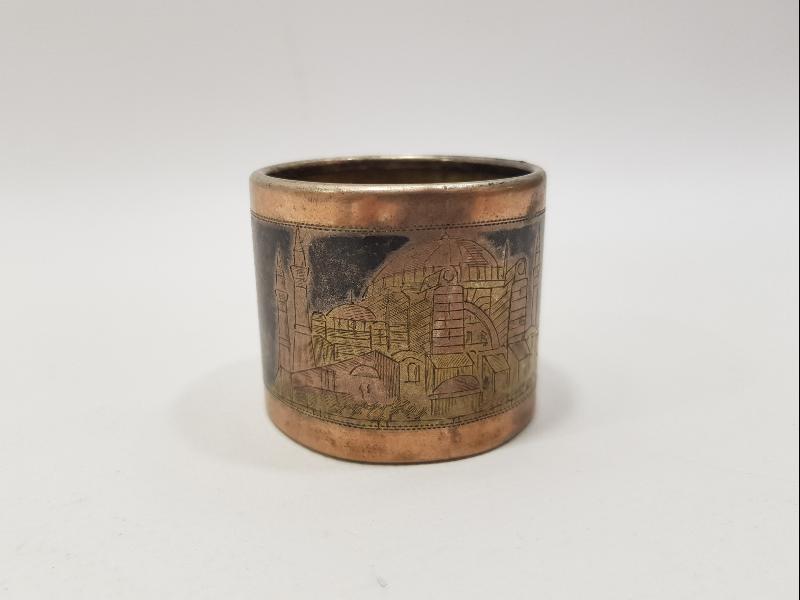 OSMANLI DÖNEMİ BOSNA İŞİ AYASOFYA GÖRSELLİ ALTIN VERMEYLİ PEÇETELİK