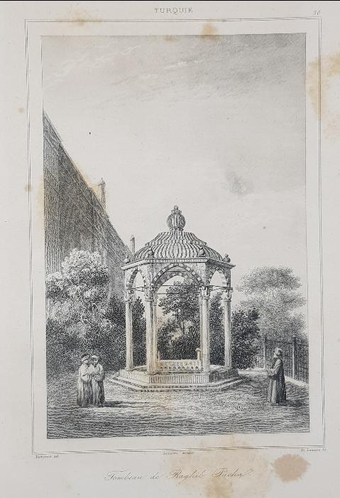 OSMANLI DÖNEMİ GRAVÜR: RAGIP PAŞA TÜRBESİ 