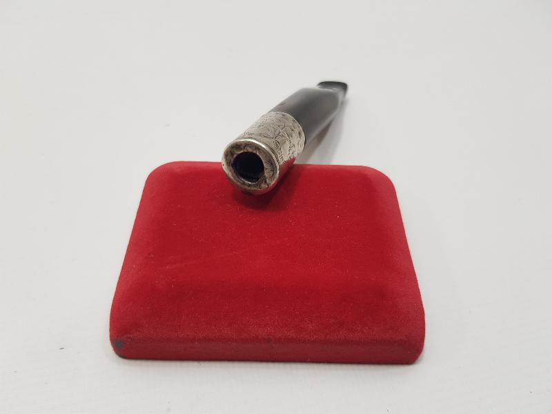 OSMANLI DÖNEMİ GÜMÜŞ SARMA BOYNUZ AĞIZLIK