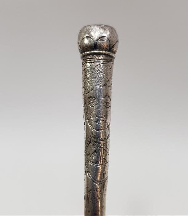 OSMANLI DÖNEMİ KADIN RESİMLİ ÖZEL YAPIM AĞA İŞİ AĞIZLIK