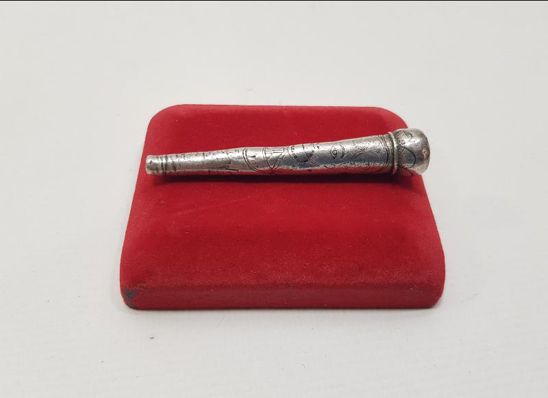 OSMANLI DÖNEMİ KADIN RESİMLİ ÖZEL YAPIM AĞA İŞİ AĞIZLIK