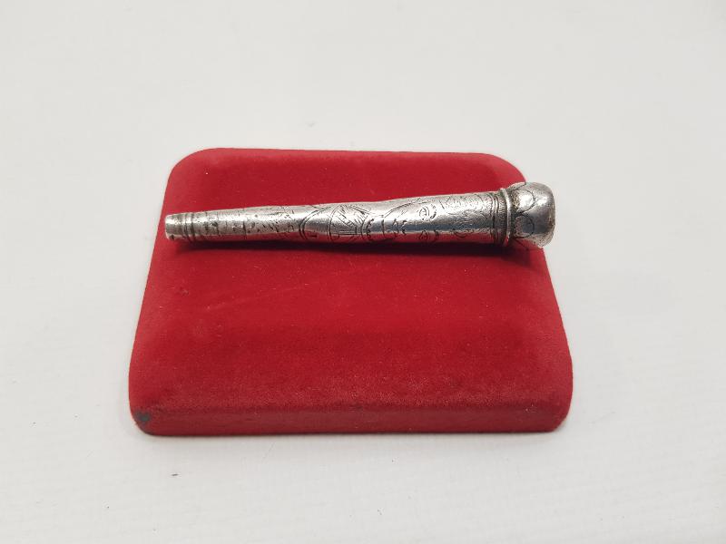 OSMANLI DÖNEMİ KADIN RESİMLİ ÖZEL YAPIM AĞA İŞİ AĞIZLIK