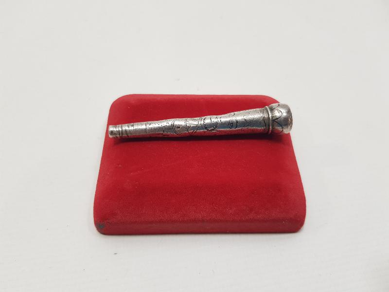 OSMANLI DÖNEMİ KADIN RESİMLİ ÖZEL YAPIM AĞA İŞİ AĞIZLIK