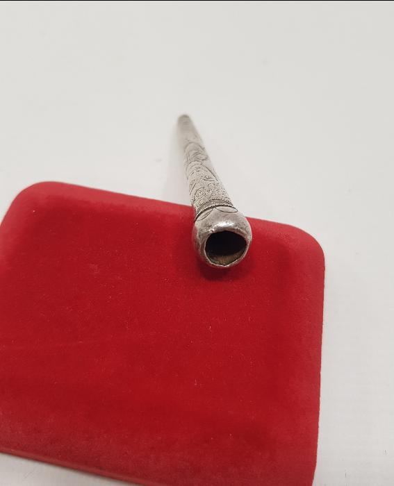 OSMANLI DÖNEMİ KADIN RESİMLİ ÖZEL YAPIM AĞA İŞİ AĞIZLIK