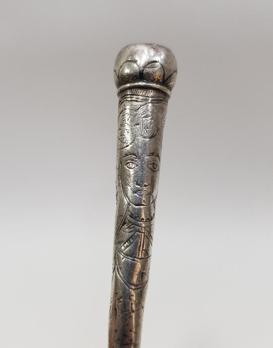 OSMANLI DÖNEMİ KADIN RESİMLİ ÖZEL YAPIM AĞA İŞİ AĞIZLIK