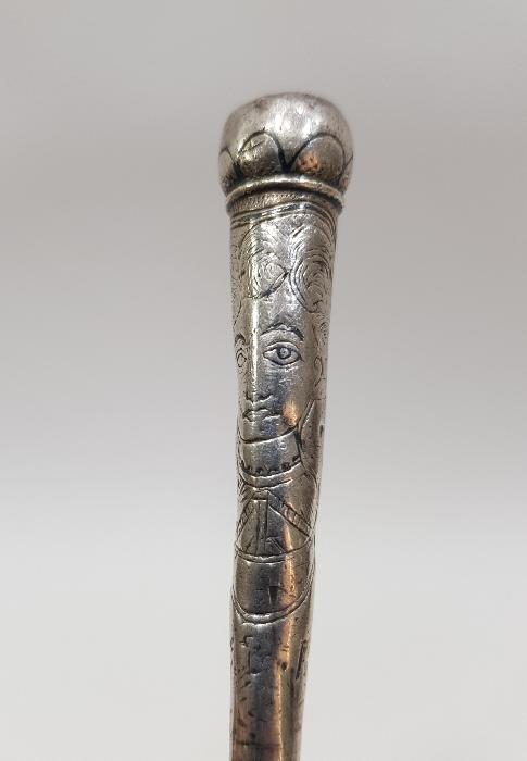 OSMANLI DÖNEMİ KADIN RESİMLİ ÖZEL YAPIM AĞA İŞİ AĞIZLIK