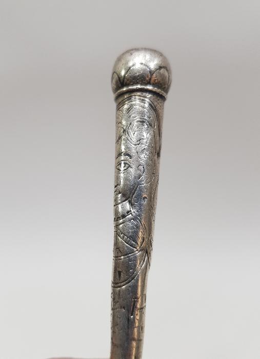 OSMANLI DÖNEMİ KADIN RESİMLİ ÖZEL YAPIM AĞA İŞİ AĞIZLIK