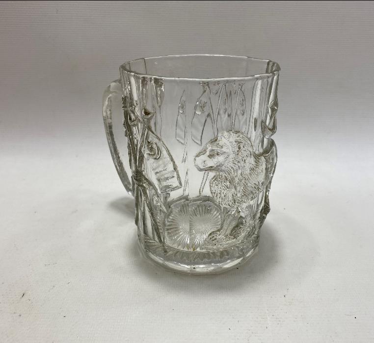 OSMANLI DÖNEMİ MEŞRUTİYET BAYRAKLI ÇOK NADİR BİRA BARDAĞI