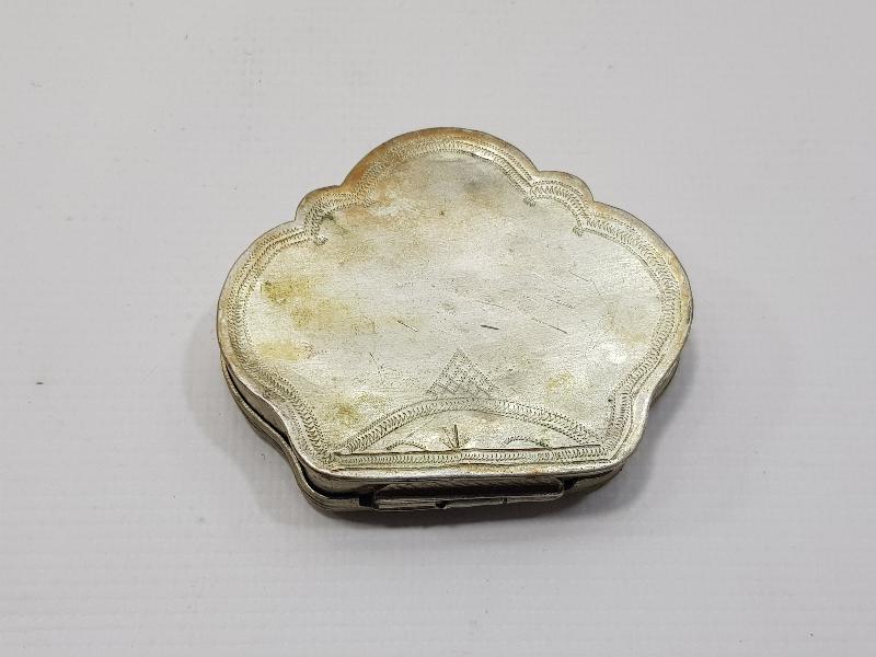 OSMANLI DÖNEMİ RUM İŞİ GÜMÜŞ ANFİYE KUTUSU