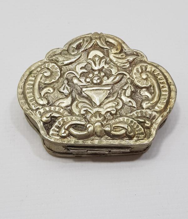 OSMANLI DÖNEMİ RUM İŞİ GÜMÜŞ ANFİYE KUTUSU