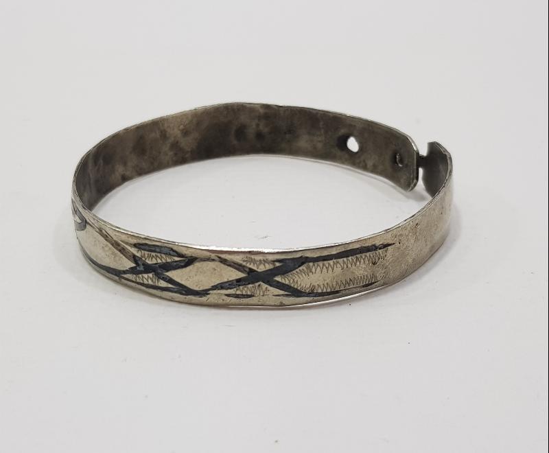 OSMANLI DÖNEMİ SAVATLI GÜMÜŞ BİLEZİK