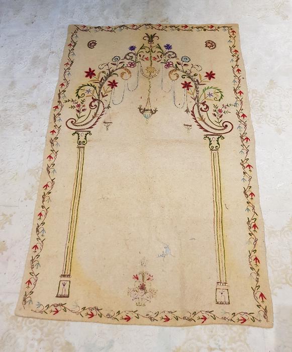 OSMANLI DÖNEMİ TEKKE İŞİ AY YILDIZLI SECCADE