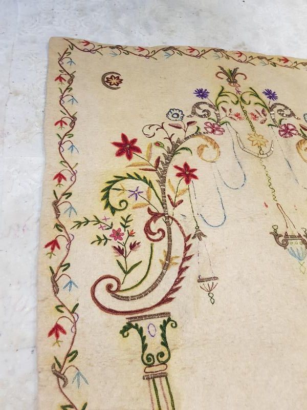 OSMANLI DÖNEMİ TEKKE İŞİ AY YILDIZLI SECCADE