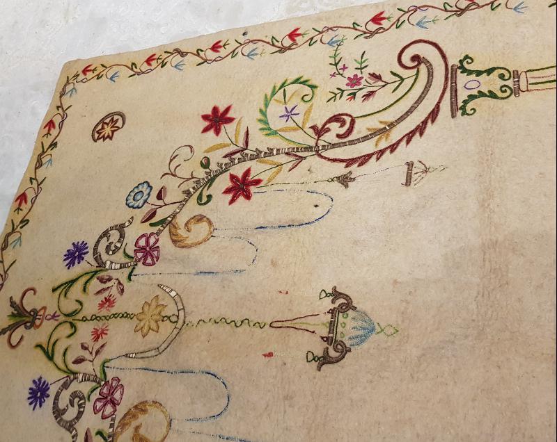 OSMANLI DÖNEMİ TEKKE İŞİ AY YILDIZLI SECCADE