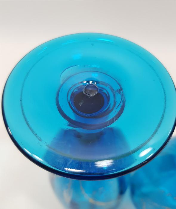 OSMANLICA AFİYET OLSUN EFENDİM YAZILI BİR ÇİFT BOHEM KADEH