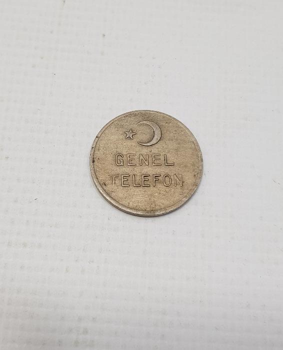 PTT 1952 TARİHLİ TELEFON JETONU