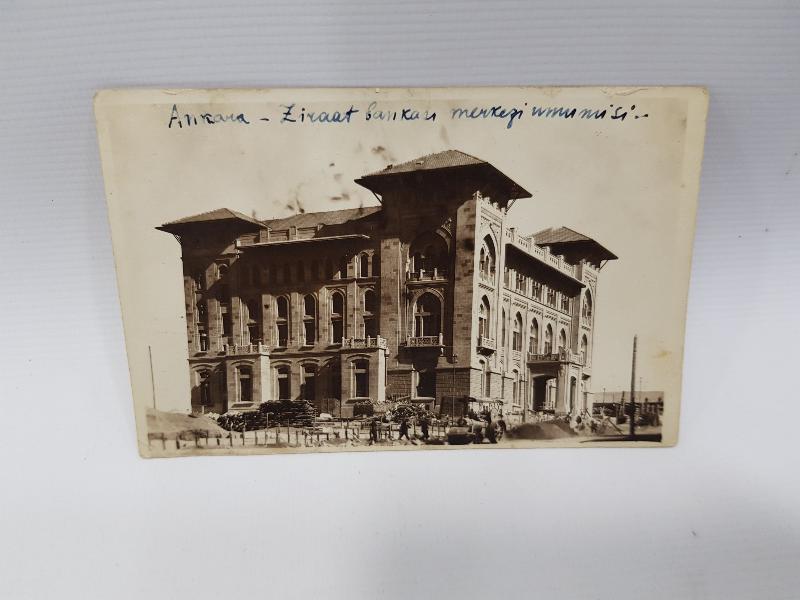 1929 ANKARA ZİRAAT BANKASI YAPIM AŞAMASINDA FOTOĞRAF