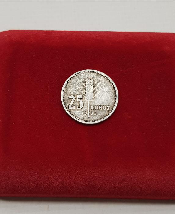 1935 GÜMÜŞ 25 KURUŞ