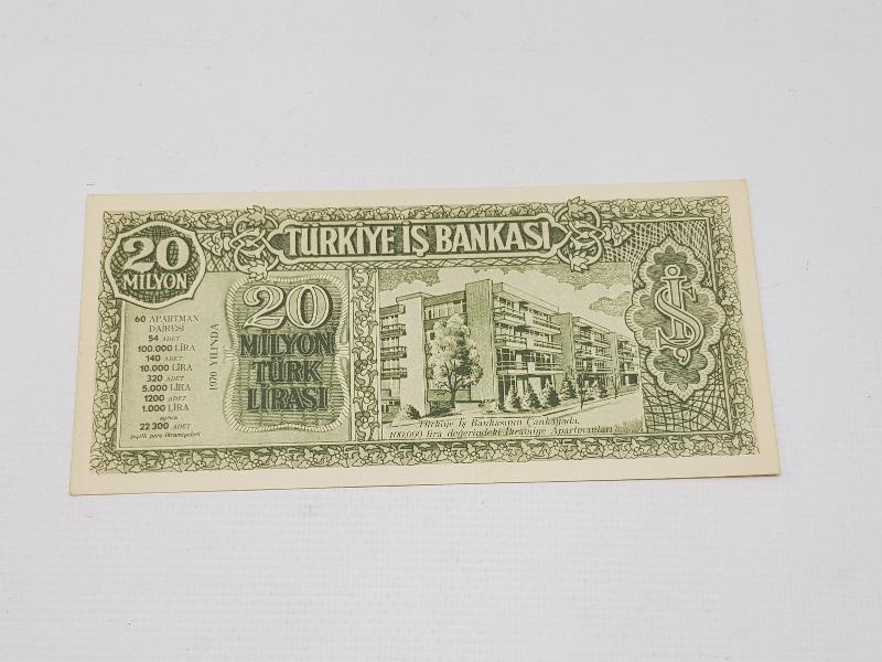 1970 TÜRKİYE İŞ BANKASI EŞYA PİYANGOSU PARA BENZERİ - NADİR