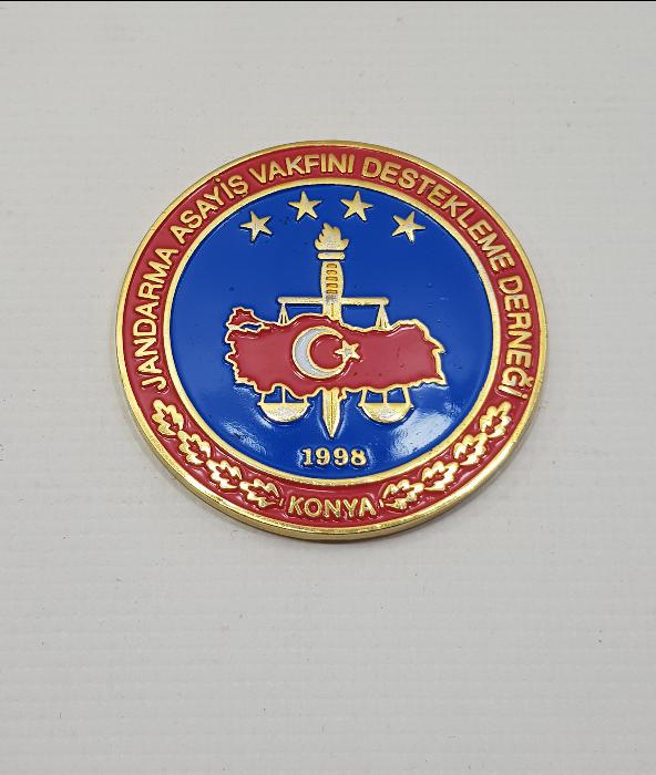 1998 KONYA JANDARMA ASAYİŞ VAKFINI DESTEKLEME DERNEĞİ MİNELİ MADALYON