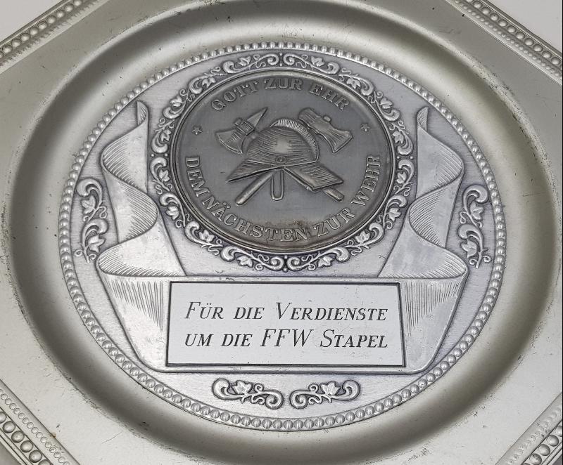 ALMANYA İTFAİYE TEMALI DUVAR TABAĞI 