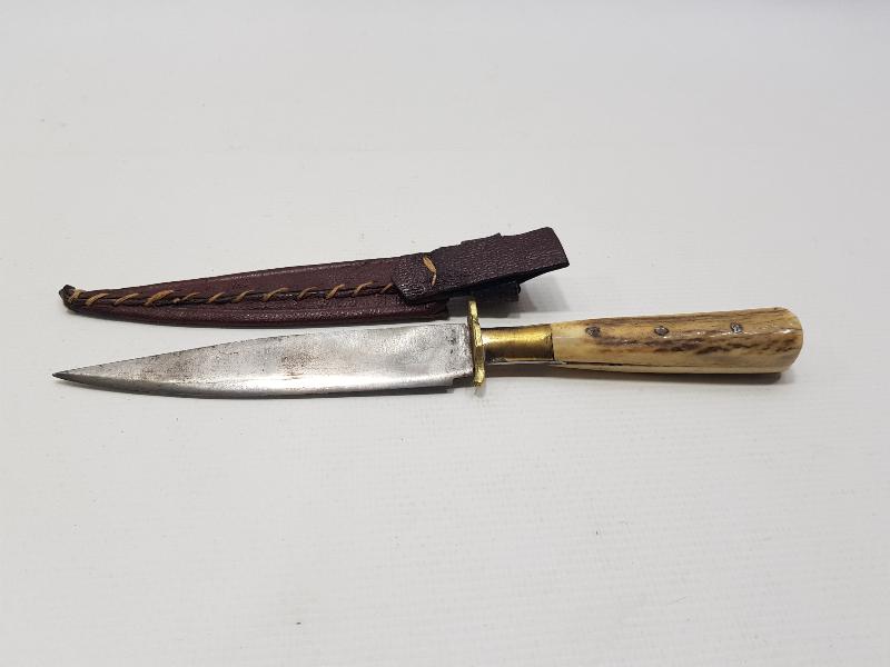 ORJİNAL KILIFINDA ANTİKA BURSA İŞİ AVCI BIÇAĞI