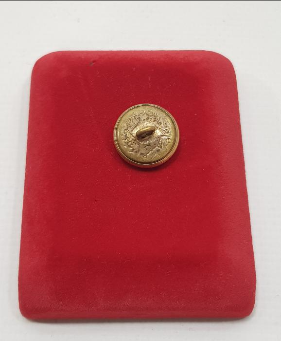 OSMANLI DEVLET ARMALI VE ARKASI OSMANLICA YAZILI PAŞA DÜĞMESİ