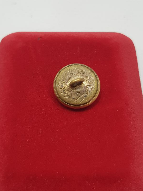 OSMANLI DEVLET ARMALI VE ARKASI OSMANLICA YAZILI PAŞA DÜĞMESİ