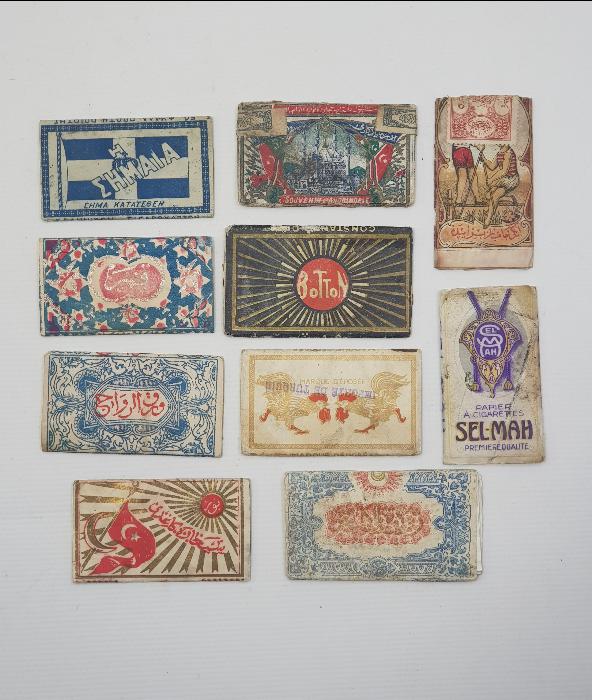 OSMANLI DÖNEMİ 10 ADET SİGARA KAĞIDI