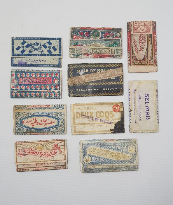 OSMANLI DÖNEMİ 10 ADET SİGARA KAĞIDI