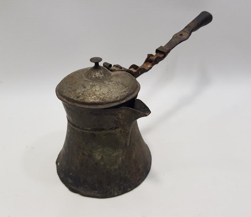 OSMANLI DÖNEMİ BAKIR KAHVECİ CEZVESİ 