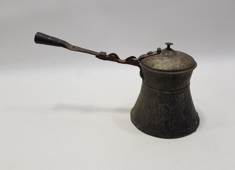 OSMANLI DÖNEMİ BAKIR KAHVECİ CEZVESİ 